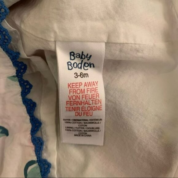 Baby Boden girls size 3-6 months colorful summer fall floral tank dress - Picture 3 of 7